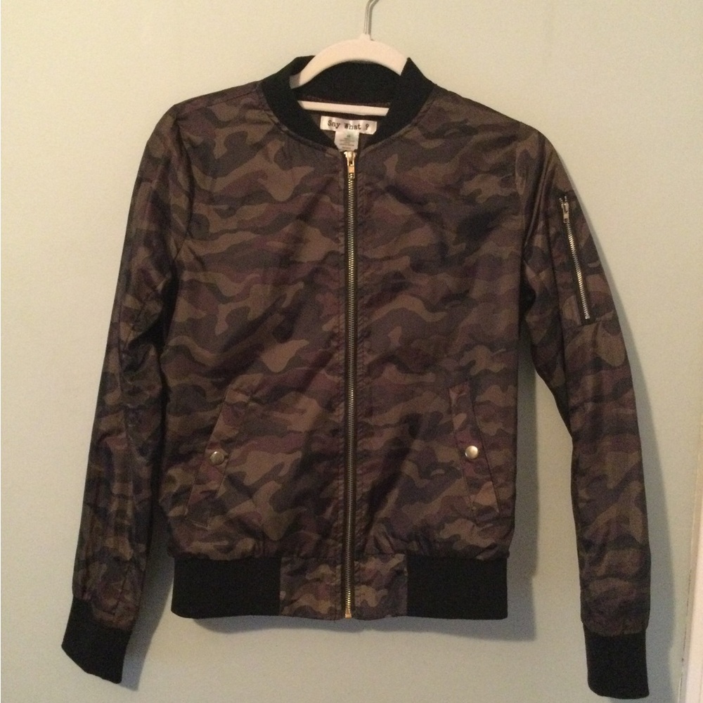Camo Bomber Jacket